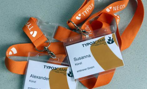 Lanyards TYPO3Camp München 2014